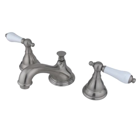 Kingston Brass KS5568PL 8" Widespread Bathroom Faucet, Brushed Nickel KS5568PL